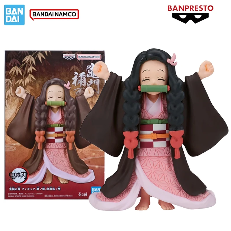 

Bandai Genuine Demon Slayer: Kimetsu No Yaiba Banpresto 11cm Kamado Nezuko Anime Figure Collection Model Toys Gifts For Children