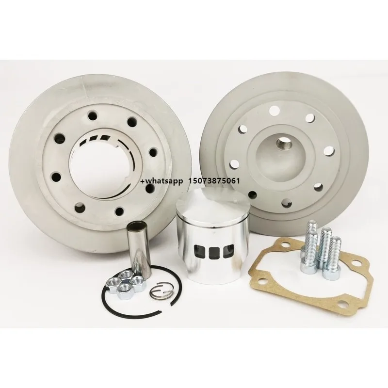 New Pinasco 122cc Aluminum Cylinder Kit for Motorcycles High Performance Cylinder Heads