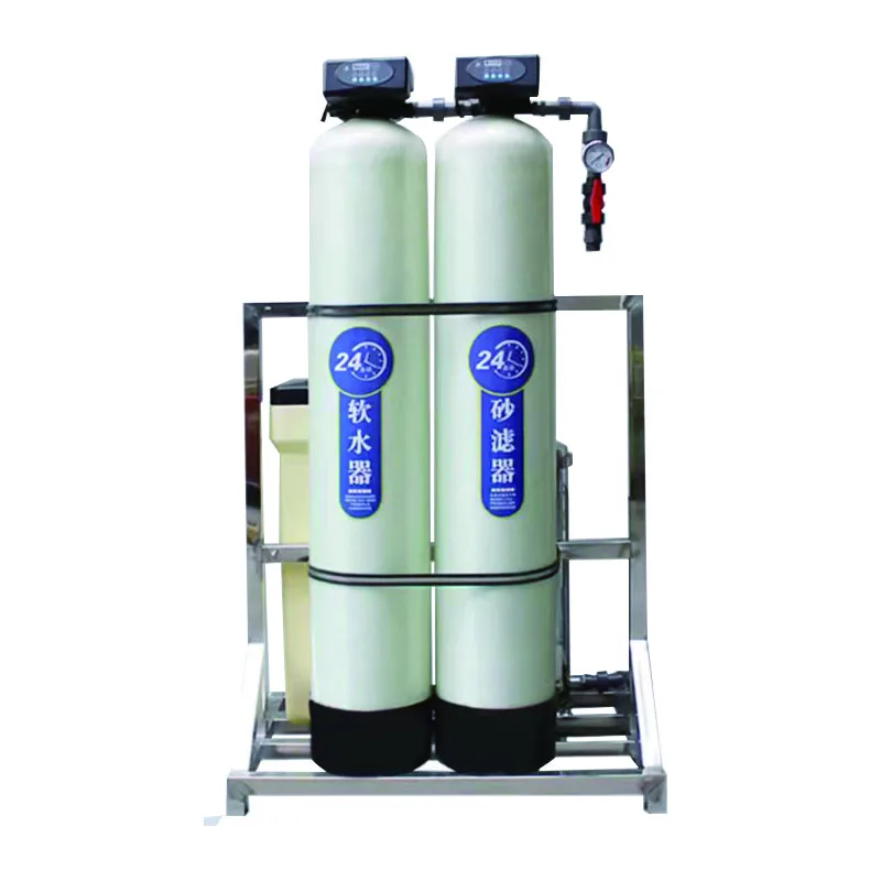 Backwash quartz sand activated carbon resin softening filter chemical house restaurant softener water treatment system device