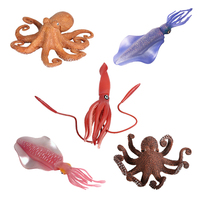Marine Animals Inkfish Octopus Figures Squid Game Plastic Sea Toys Animal Figurines Action Figure Children Toy fishtoy Kids Gift