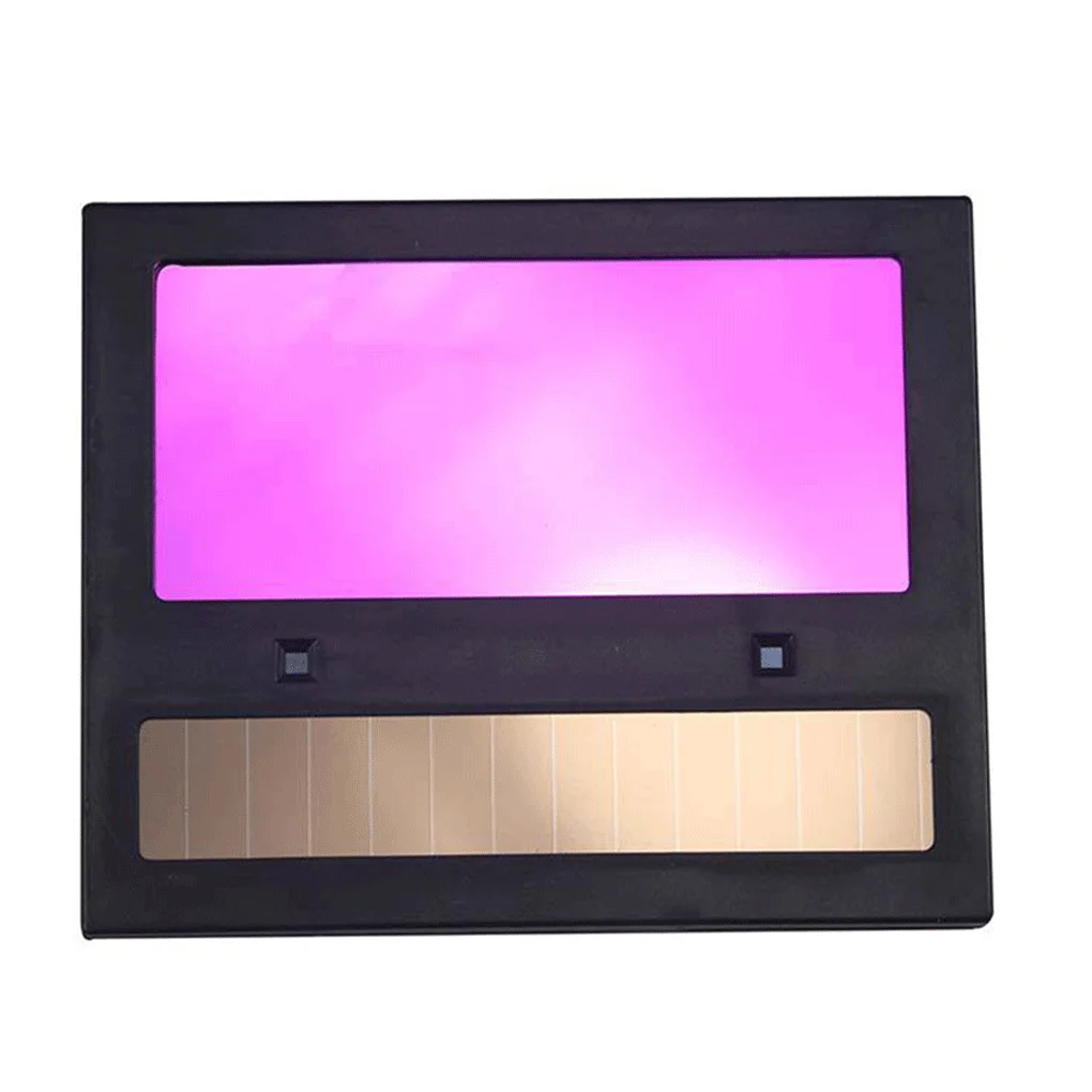 Auto Darkening Welding Lens Solar Powered Safety Glasses Wide Shade Radiation Protection Weld Hoods for Welder
