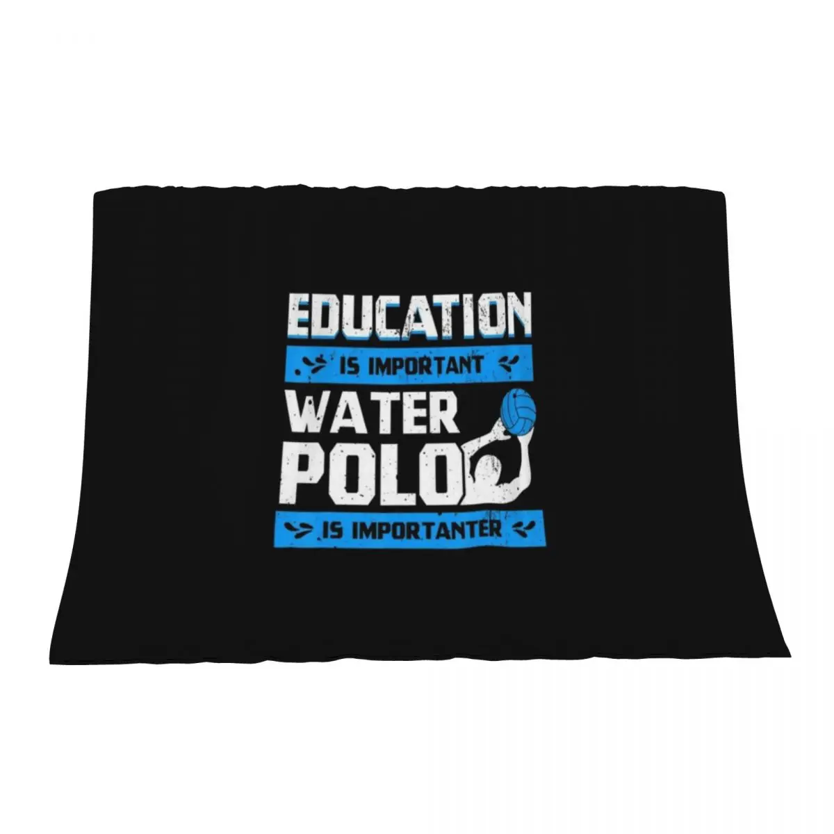 

Water Polo Enthusiast Funny Waterfootball Polo Athlete Sport Throw Blanket Luxury St Quilt Loose Blankets