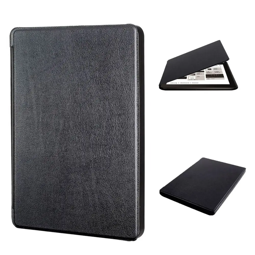 

Auto Sleep/Wake 6 inch E-Reader Case Shockproof Anti-fall Back Cover Ultra-thin Leather Folio Cover for Kobo Aura Edition 2