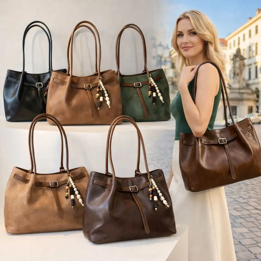 

Сумка на плечо из замши/искусственной кожи, элегантная ретро-сумка, однотонная, вместительная, для поездок на работу, учебы, путешествий, работы