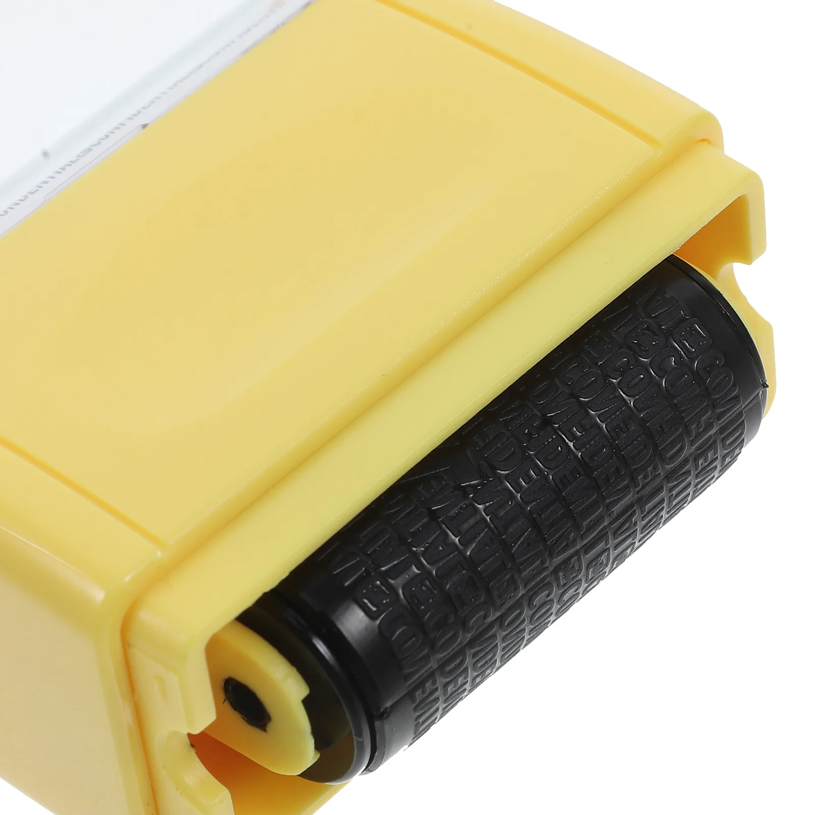 Apply Confidentiality Seal Information Blocker Stamp Wide Rolling Security Roller Identity Theft Yellow Protection Stamps