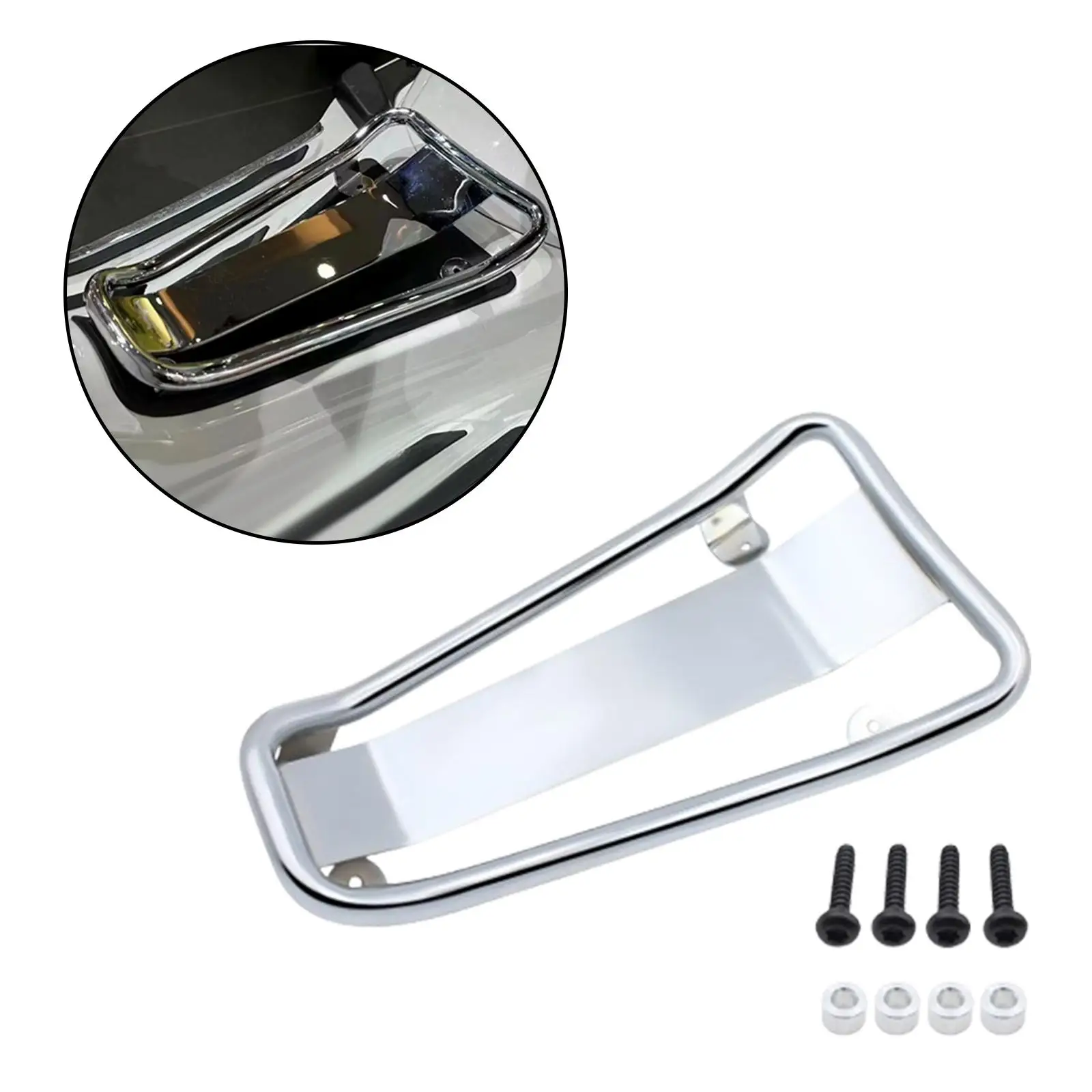 Motorcycle Luggage Rack Easy to Install Practical Direct Replaces Foot Pedal Rack Carrier Holder for Vespa Sprint 150
