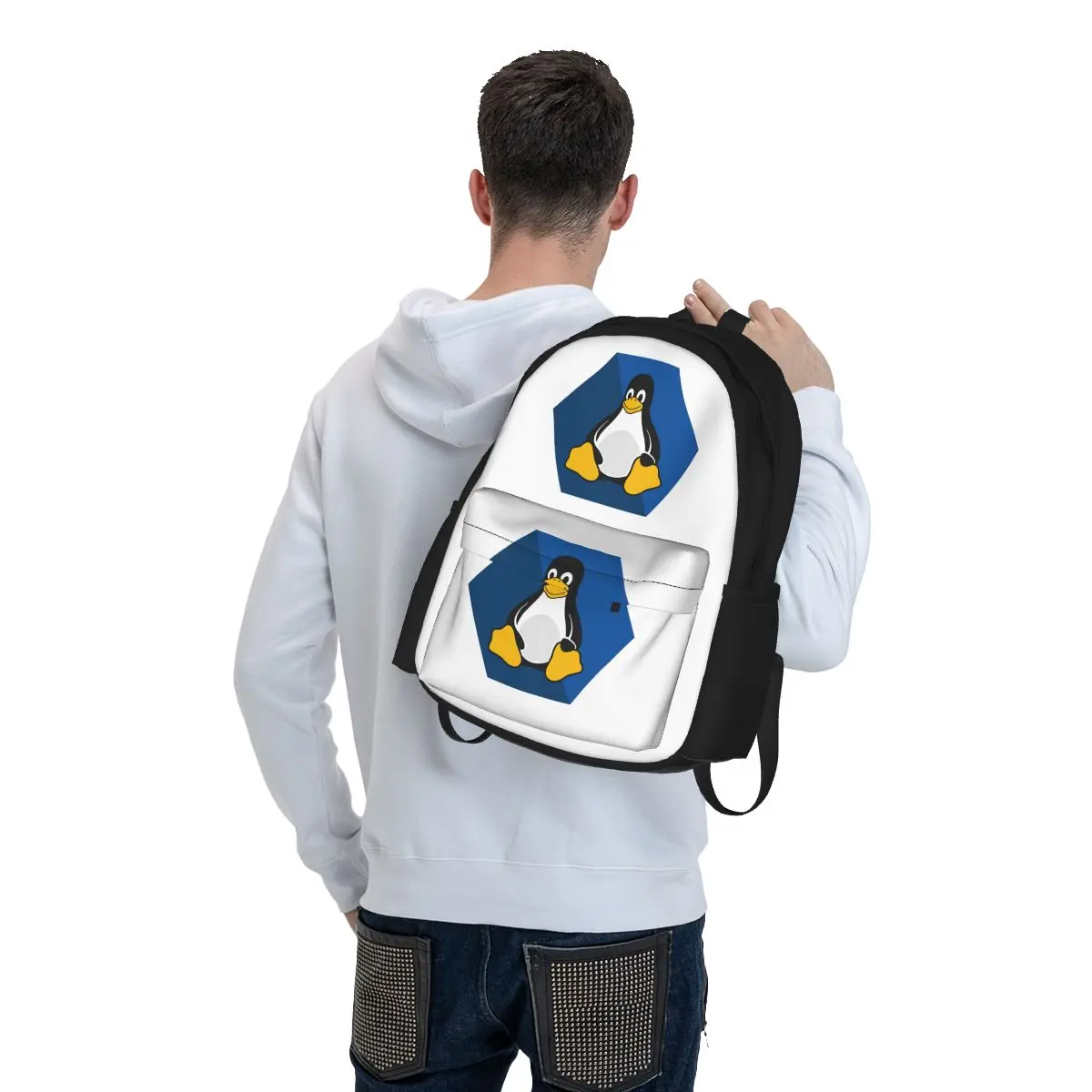 Pinguin Rucksäcke Jungen Mädchen Bücher tasche Kinder Schult aschen Cartoon Kinder Rucksack Reise Rucksack Umhängetasche große Kapazität