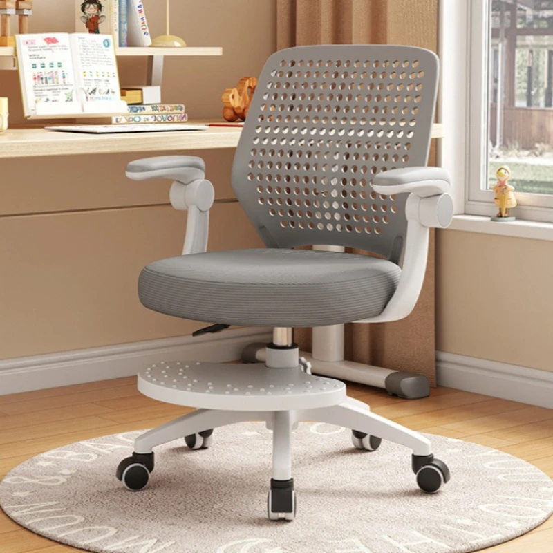 كرسي أطفال مريح ارتفاع قابل للتعديل كرسي دراسة تصحيح الموقف مكتب الطالب كرسي دوار مسند الظهر الفصول الدراسية المنزلية #5