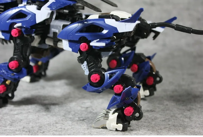 BT Building Blocks ZOIDS RZ-041 Liger ZERO Jager Blue Lion 1:72 Scale Full Action Plastic Kit Assemble Model Birthday Gifts
