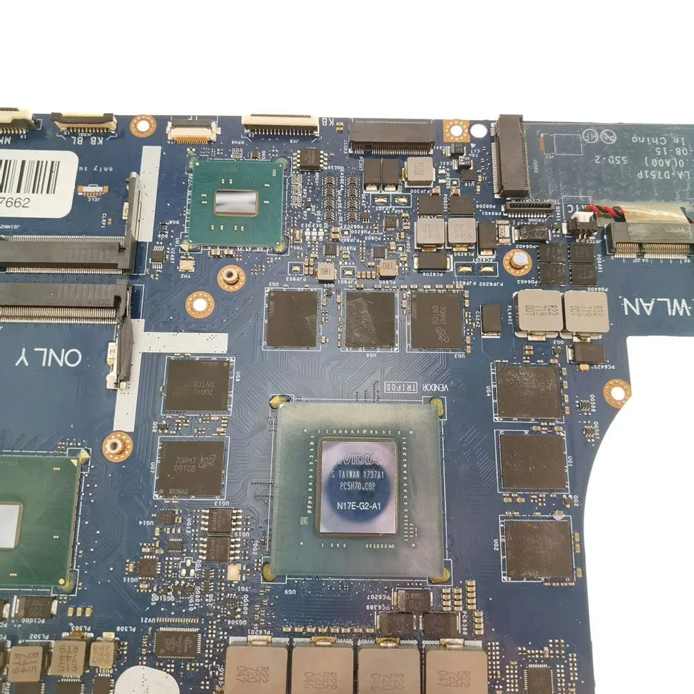 BAP10 LA-D751P للوحة الأم للكمبيوتر المحمول DELL ALIENWARE 15 R3 17 R4 مع وحدة المعالجة المركزية i7-6700HQ i7-7700HQ i7-7820HK GTX1070/1060 وحدة معالجة الرسومات 0FCWVF 00DGP
