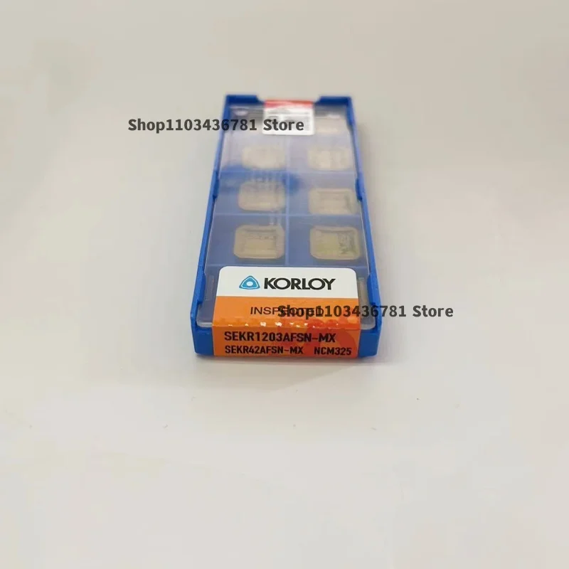 

KORLOY SEKR1203AFSN-MX NCM325 turning tool blade carbide inserts Cutting Tools 10Pcs