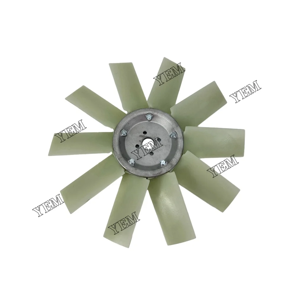 10 Leaves 4 Holes V3300 Fan Blade For Kubota Engine Spare Parts