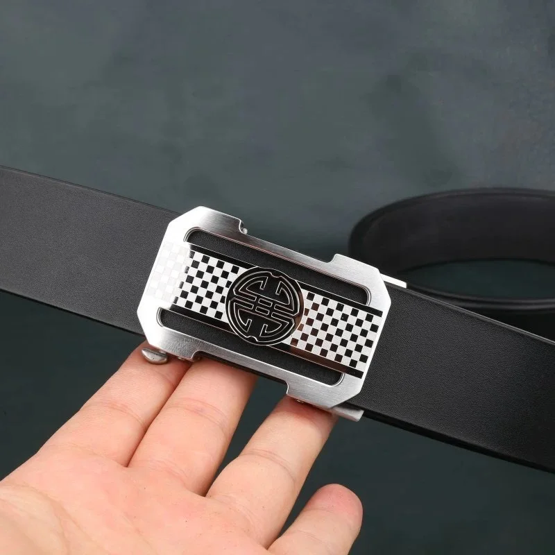 ceinture-en-cuir-de-vache-veritable-pour-hommes-boucle-xiaoxiangyun-faite-a-la-main-tissage-uni-noir-importee-d'italie-ceinture-en-cuir-de-vache-de-premiere-qualite-304-st