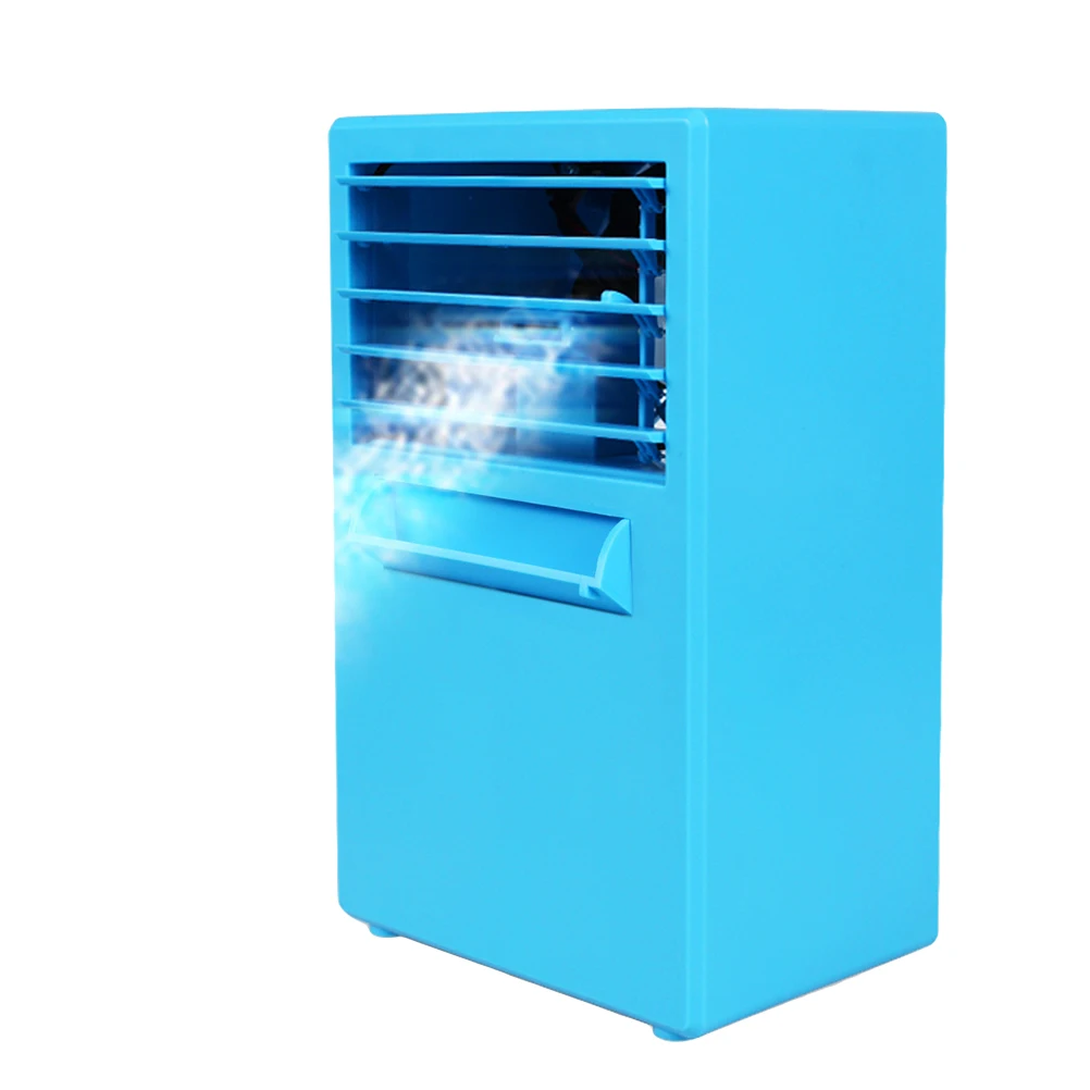 

Portable Mini Air Cooler Humidifier Fan 420Ml Large Capacity Low Power Consumption For Bedroom Office Home Car Quiet Long