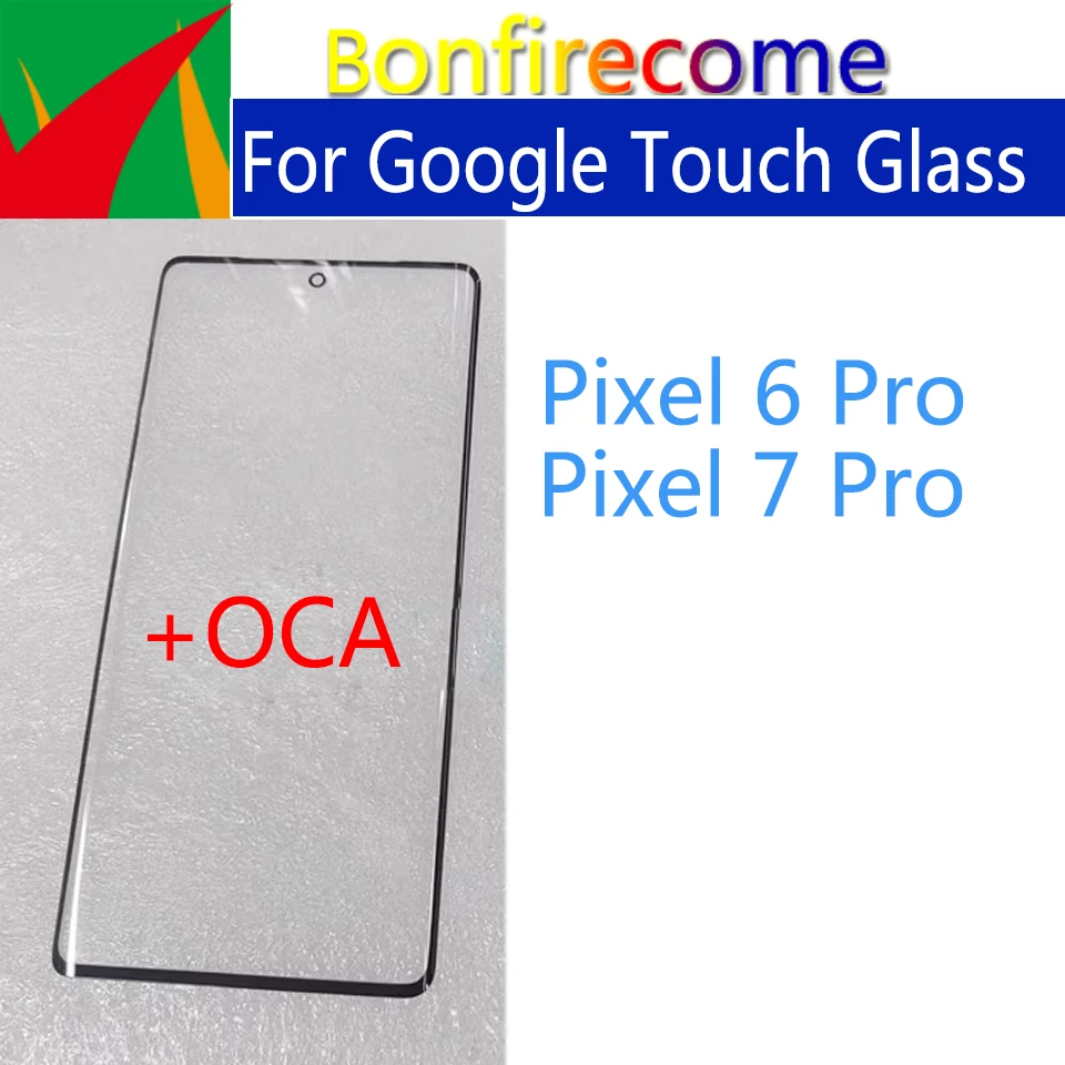 Outer Screen For Google Pixel 6 7 Pro 6Pro 7Pro Touch Screen Front Glass Panel LCD Lens With OCA Glue Replacement