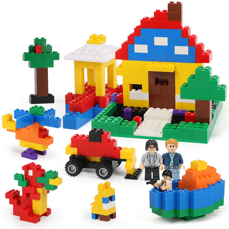 Bulk High Brick Low Brick Kleine Bausteine Teile Gemischte Farben Kompatible Größe DIY Spielzeug