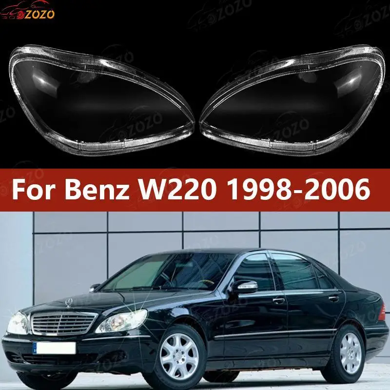 For Mercedes Benz S-CLASS W220 1998 1999 2000 2001 2002 2003 2004 2005 2006 Car Headlight Cover cap dust cover for headlights