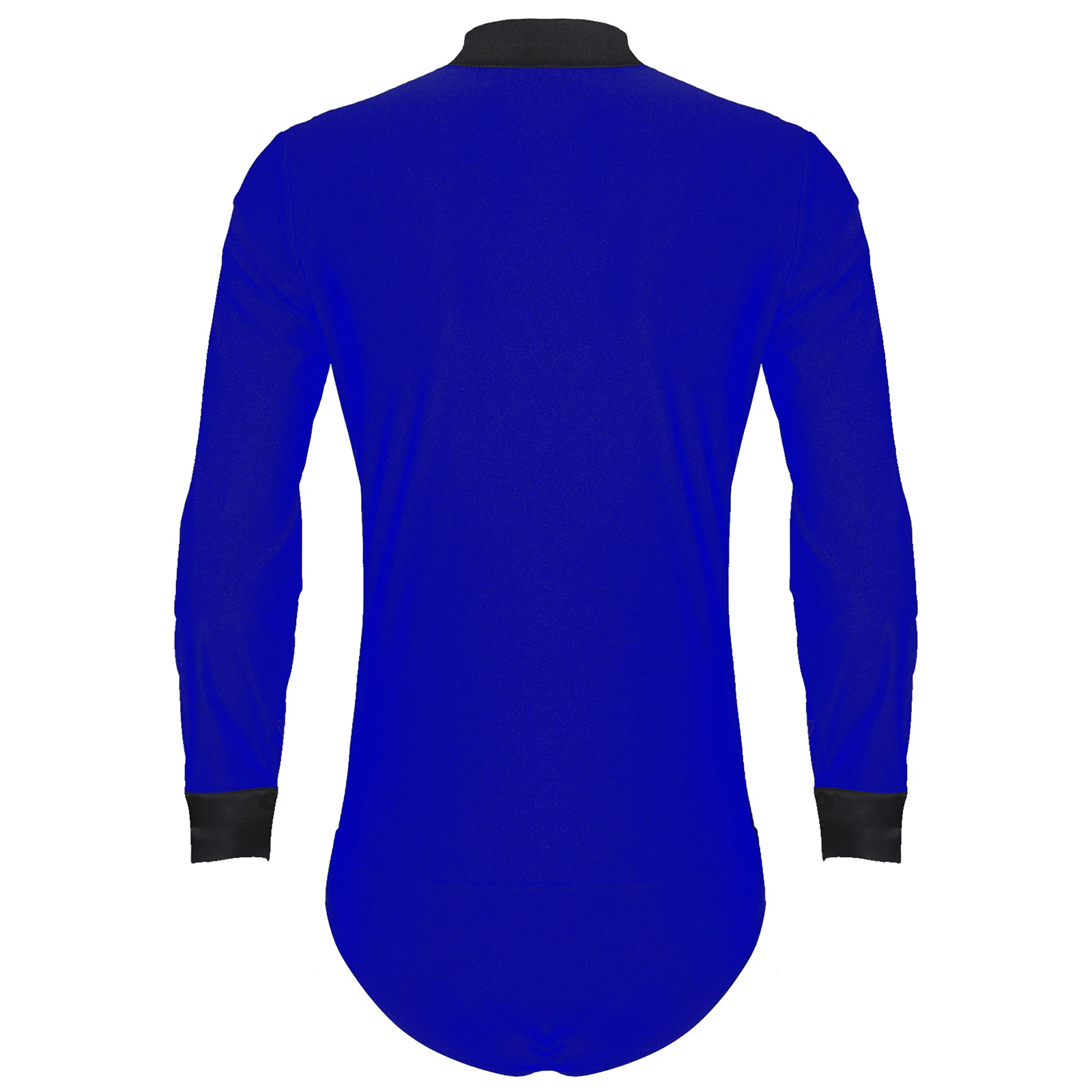 Mens Latin Ballet Dance Leotard Sets Gymnastics Outfits with High Waist Trousers for Ballroom Performance and Practice Workout