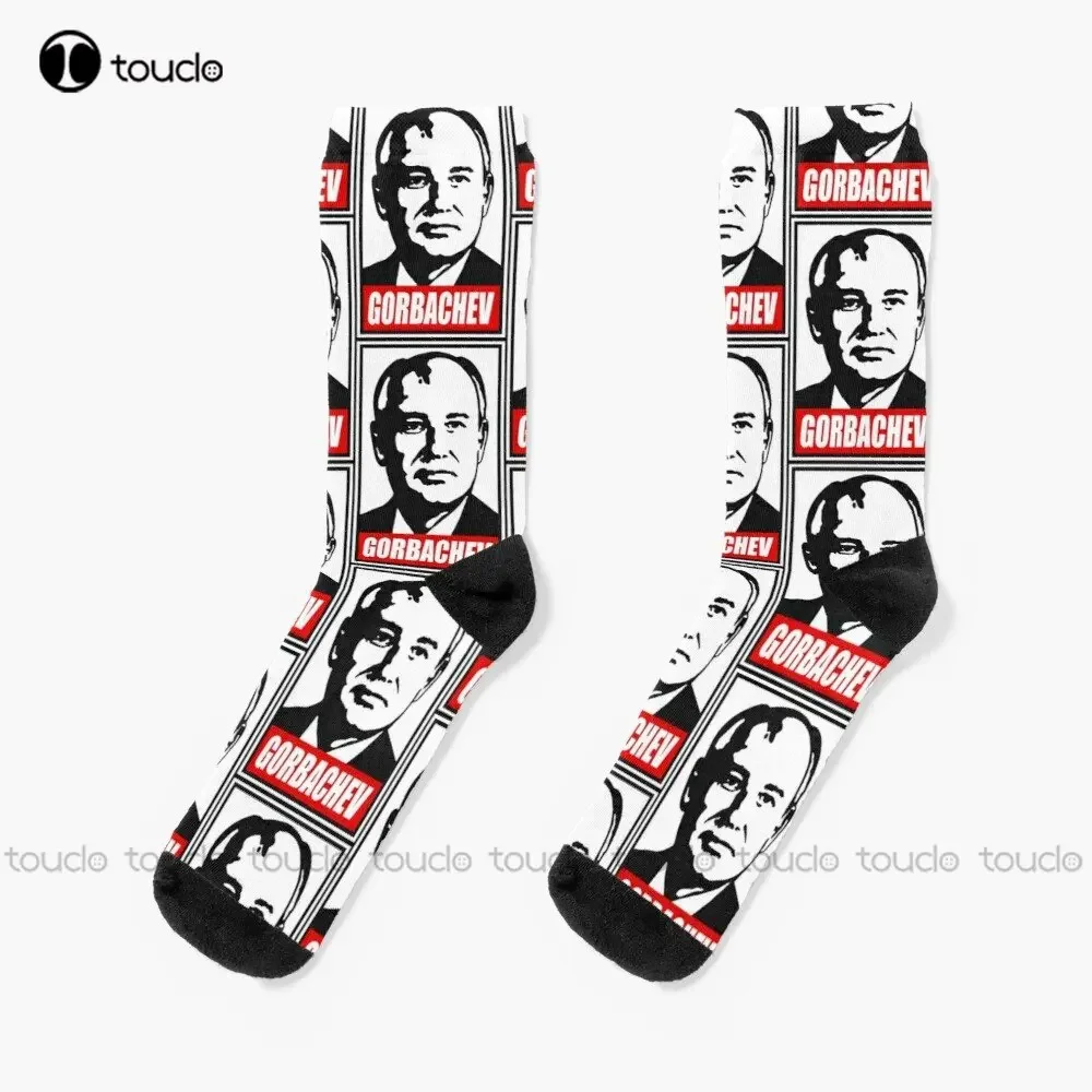 If You Can'T Stand The Heat Get Out Of The Kitchen Mikhail Gorbachev Socks Graphic Socks 360° Digital Printing Streetwear Funny