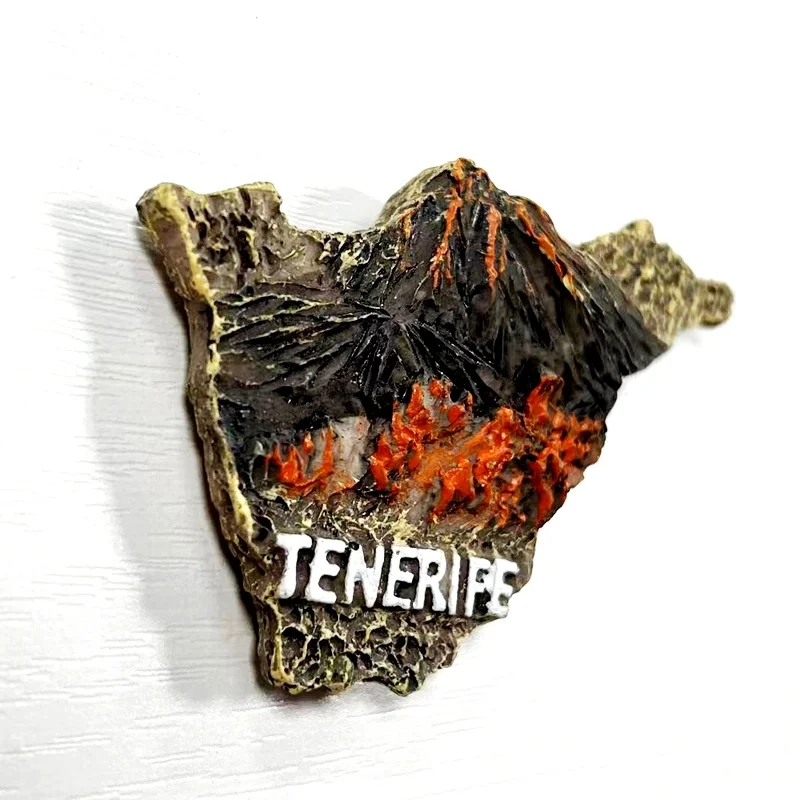 Spanish Teapot Tenerife 3D Map Magnetic Refrigerator Magnet Travel Souvenir 3D Decorative Item