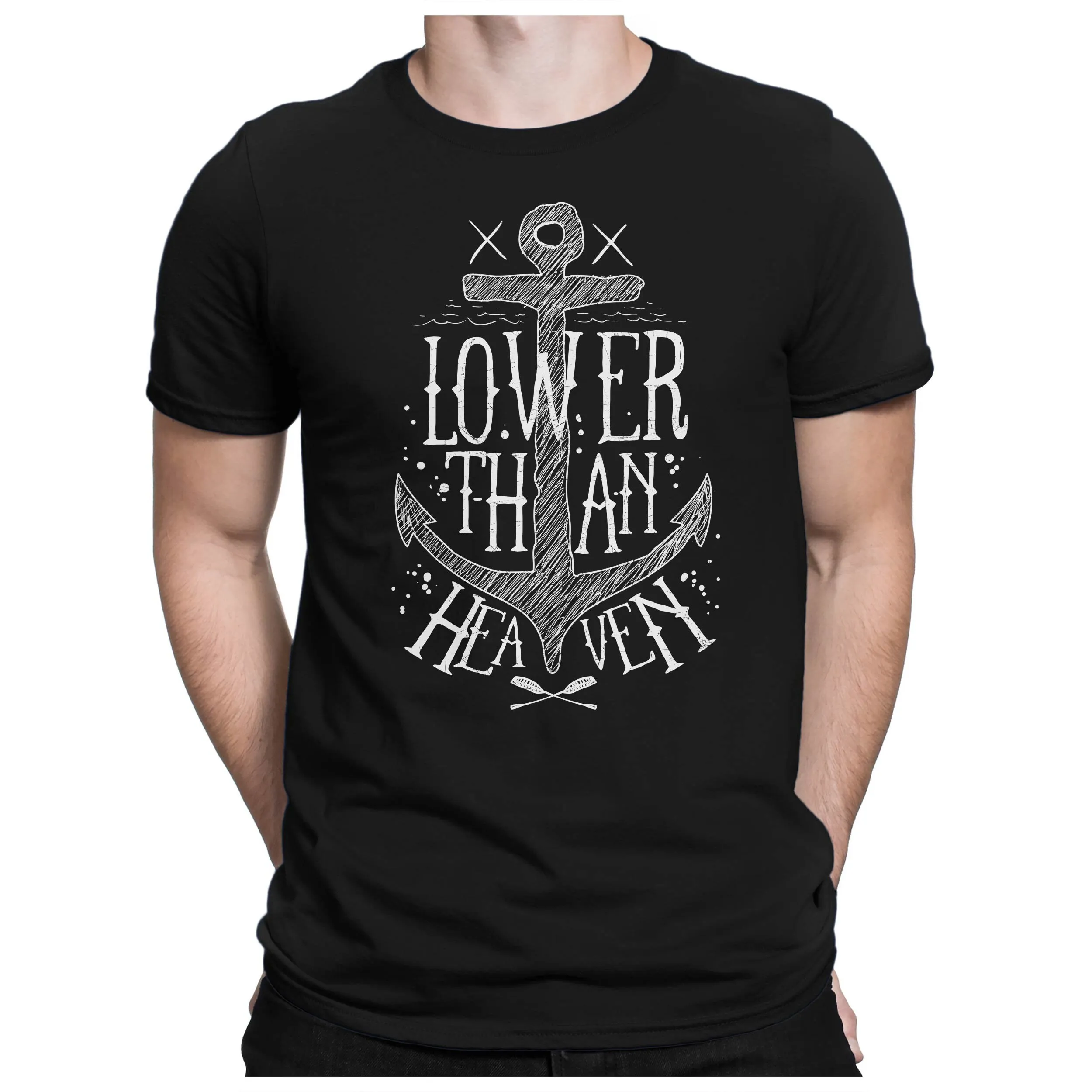 Lower Than Heaven Men'S Fun T Shirt Printed Small To 4Xl Papayana