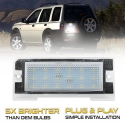 Auto Parts LED License Number Plate Light Lamp For Land Rover Freelander 1 1998 1999 2000 2001 2002 2003 2004 2005 2006