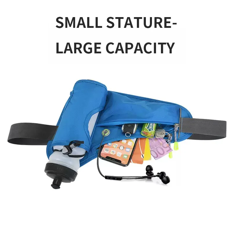 Waterproof Sports Waist Pack Adjustable Running Belt Bag Portable Phone Water Bottle Pouch Outdoor Fitness Travel Fanny Pack