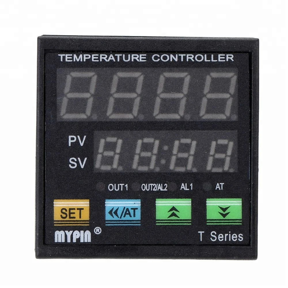 (MYPIN) TA4-RNR 1/16 DIN 4-20mA Temperature Thermometers Controller Relay Output Led Display OEM Customizable IP56 Rated 1 Year