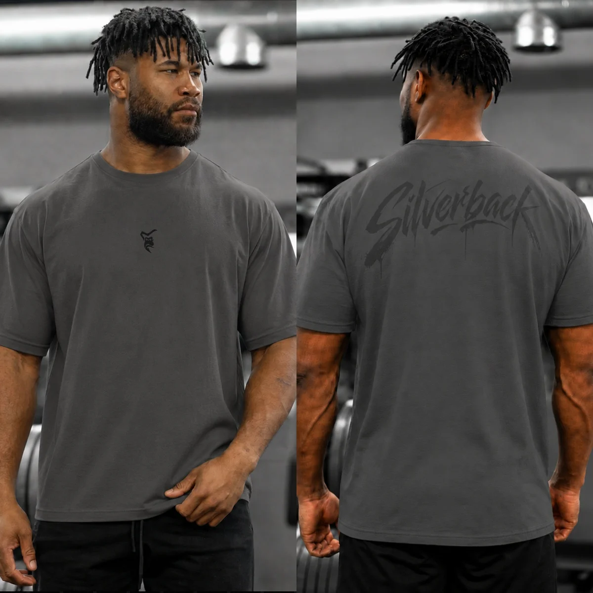 Fortitude T-Shirt Herren Gym T-Shirt GYM Grafik Baumwoll-T-Shirt mit Aufdruck Hochwertiger Luxus Unisex-Stil für Männer und Frauen – Detail 4