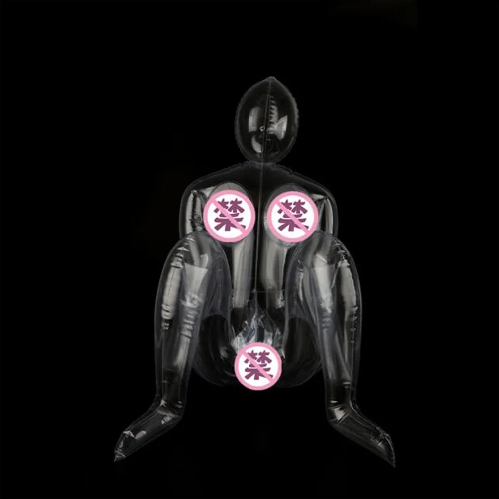 Transparent 77cm Whole Body Inflatable Female Mannequin Toroso Inflation Shooting Mode Maniqui for Cloth Headless Doll E013