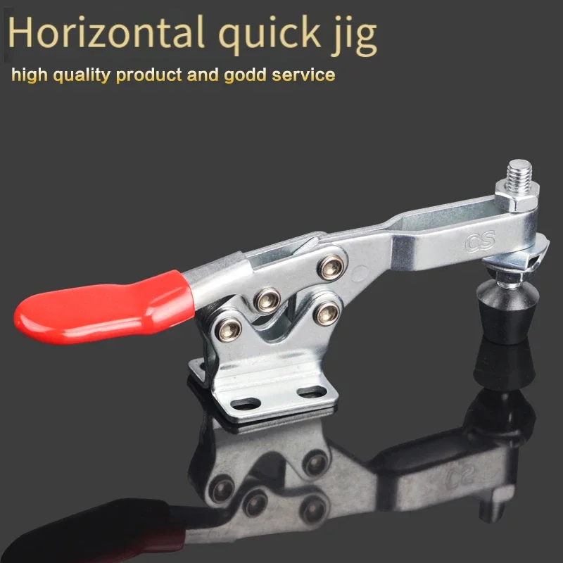 Horizontal Toggle Clamp Metal Quick Clip Fixed Clamping Hand Tools 201 201A 201B 201C 203F 225D