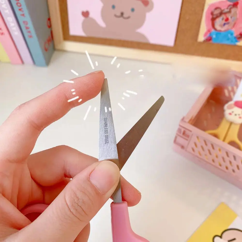 Steel Student Stationery Paper Cutter Craft Scissors Cutting Supplies Art Scissors Tiny Scissors Utility Scissors Hand Scissors