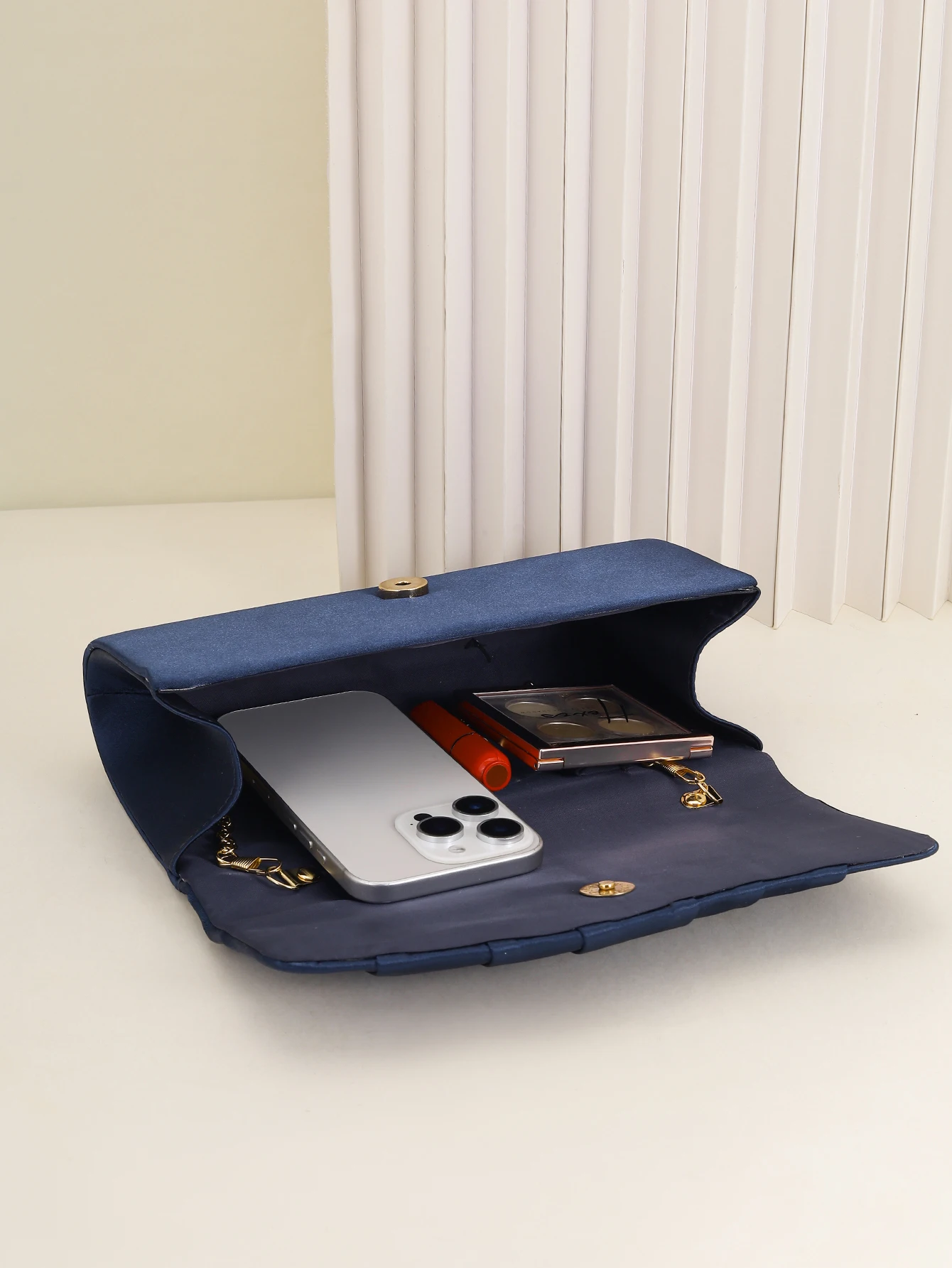 Damen-Dinner-Tasche, plissiert, einfarbig, Clutch, Party, Abendessen, Hochzeit, leicht, luxuriös, Umschlag, Abendtasche für Abschlussball, Abendessen/Bankett – Detail 30
