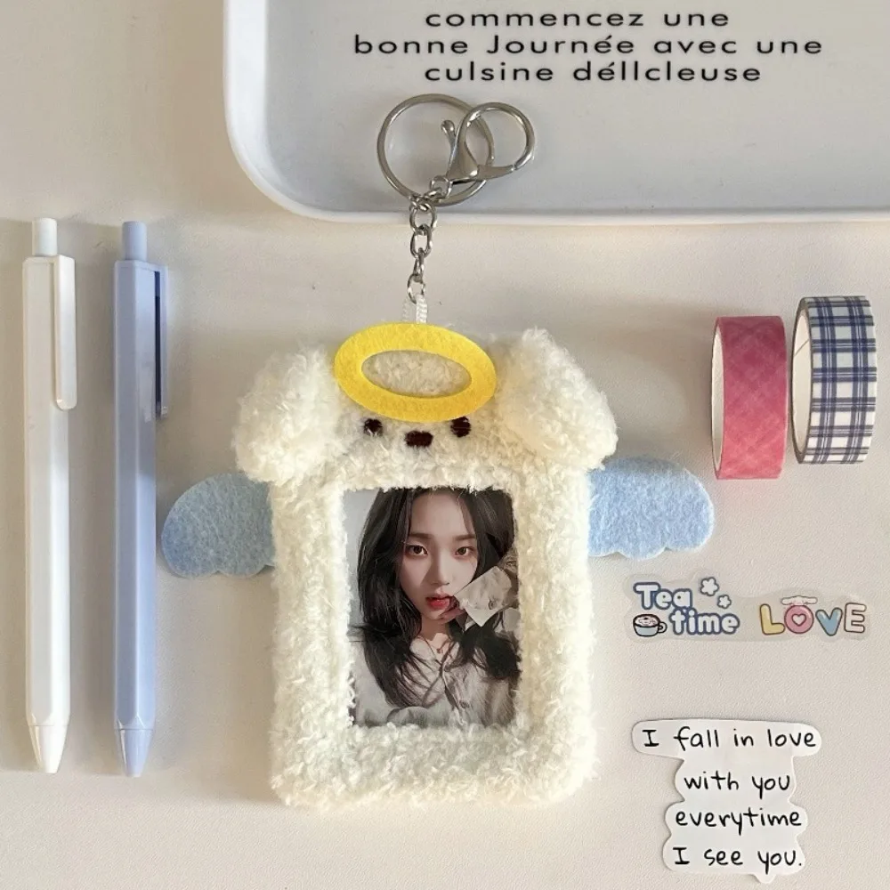 

Cartoon Plush Photocard Case Demons&Angels Multifunctional Card Case Idol Photos Protective Cover Gift