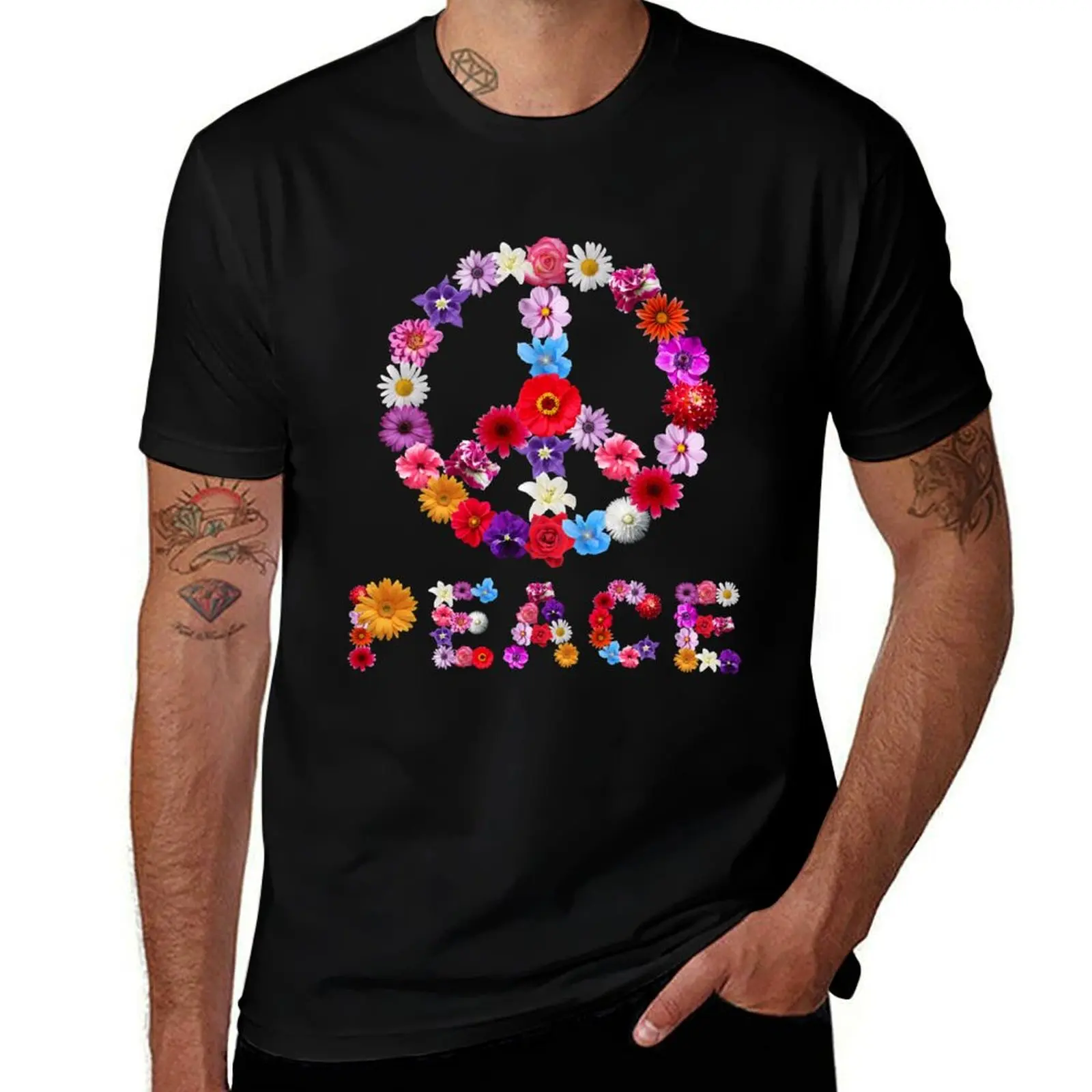 

shirts man man custom Hippie shirt graphic Peace for shirt print t t graphic funny T-Shirt t