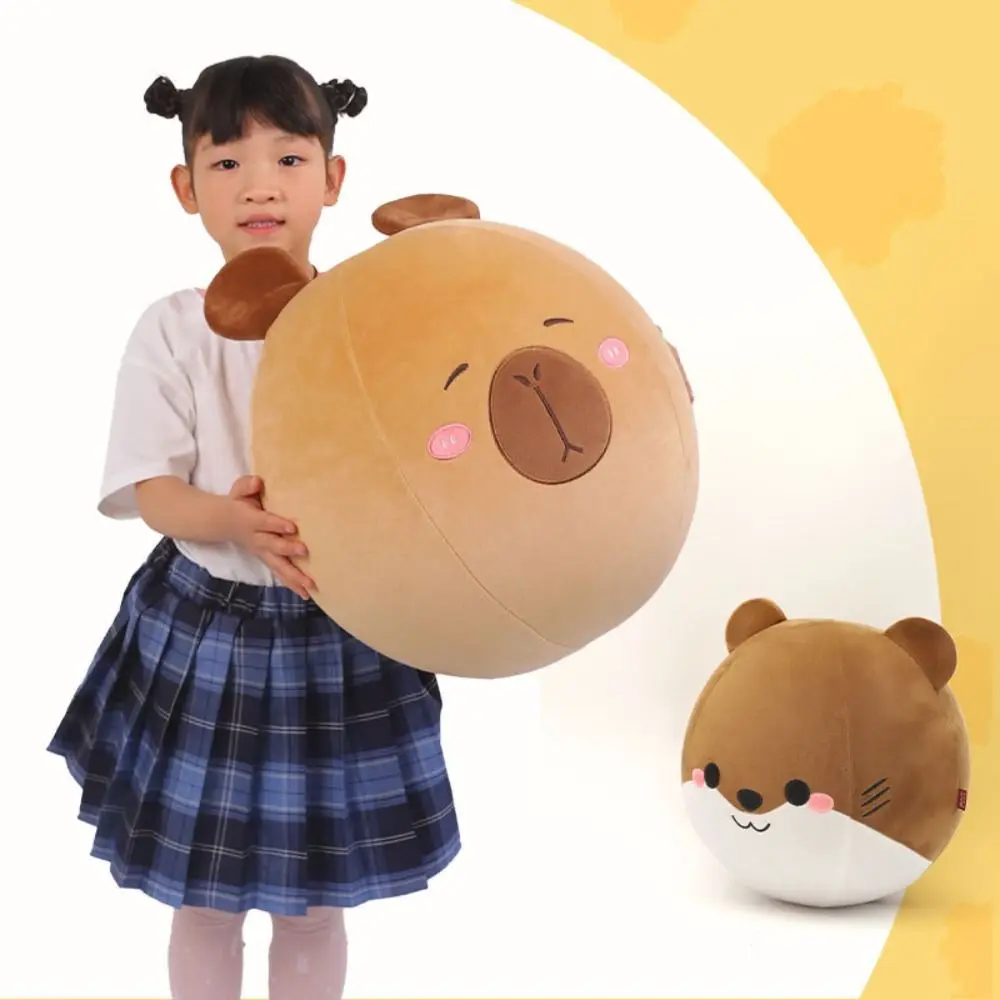 Lustiges aufblasbares Kissen mit Cartoon-Design, Kindergröße, niedliches Tier, kugelförmig, aufblasbar, 35 cm, Fitnessball, Fitnesstraining