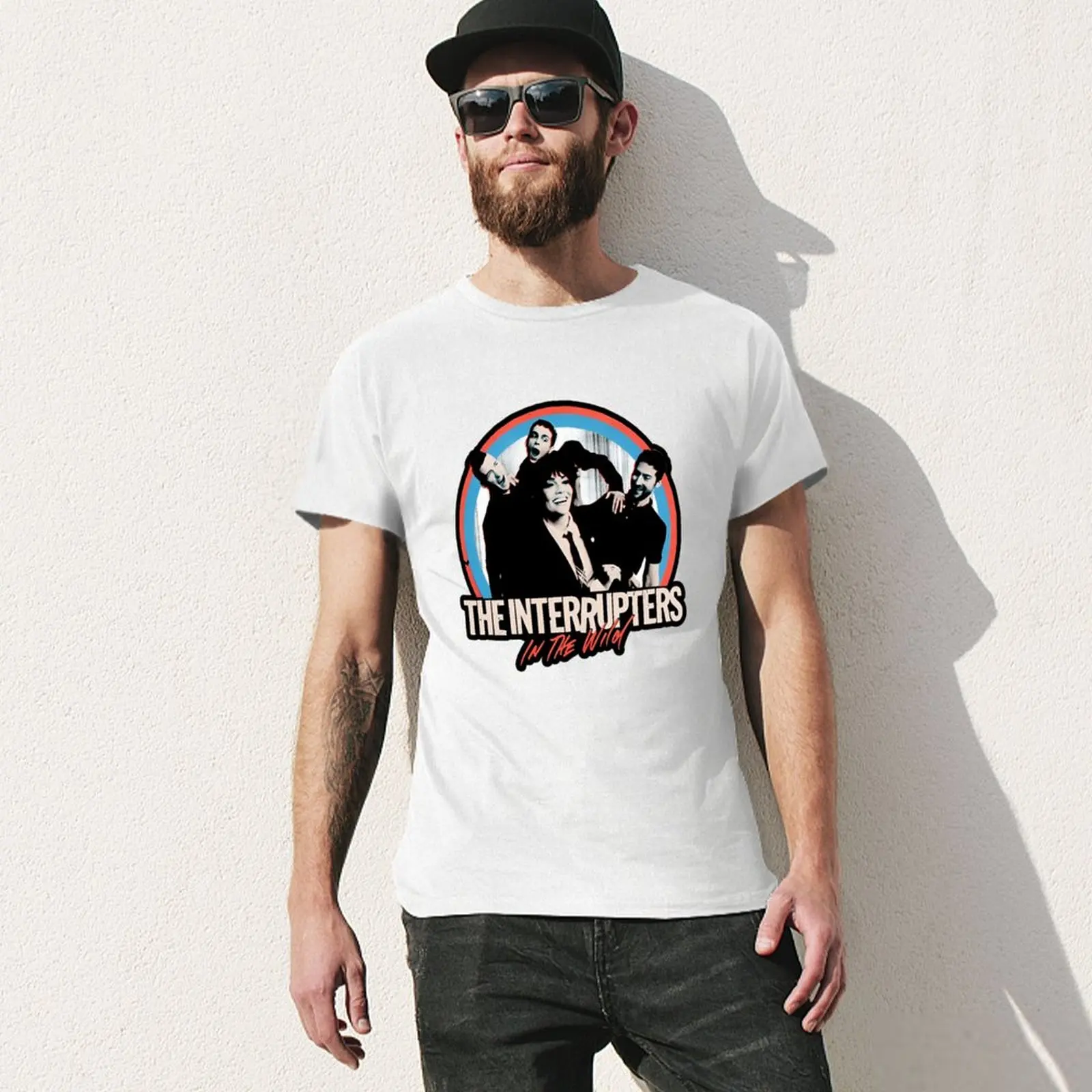 Amerikaanse Ska Punk Band T-Shirt Douane Funnys Anime Kleding Oversized T-Shirts Voor Mannen Katoen