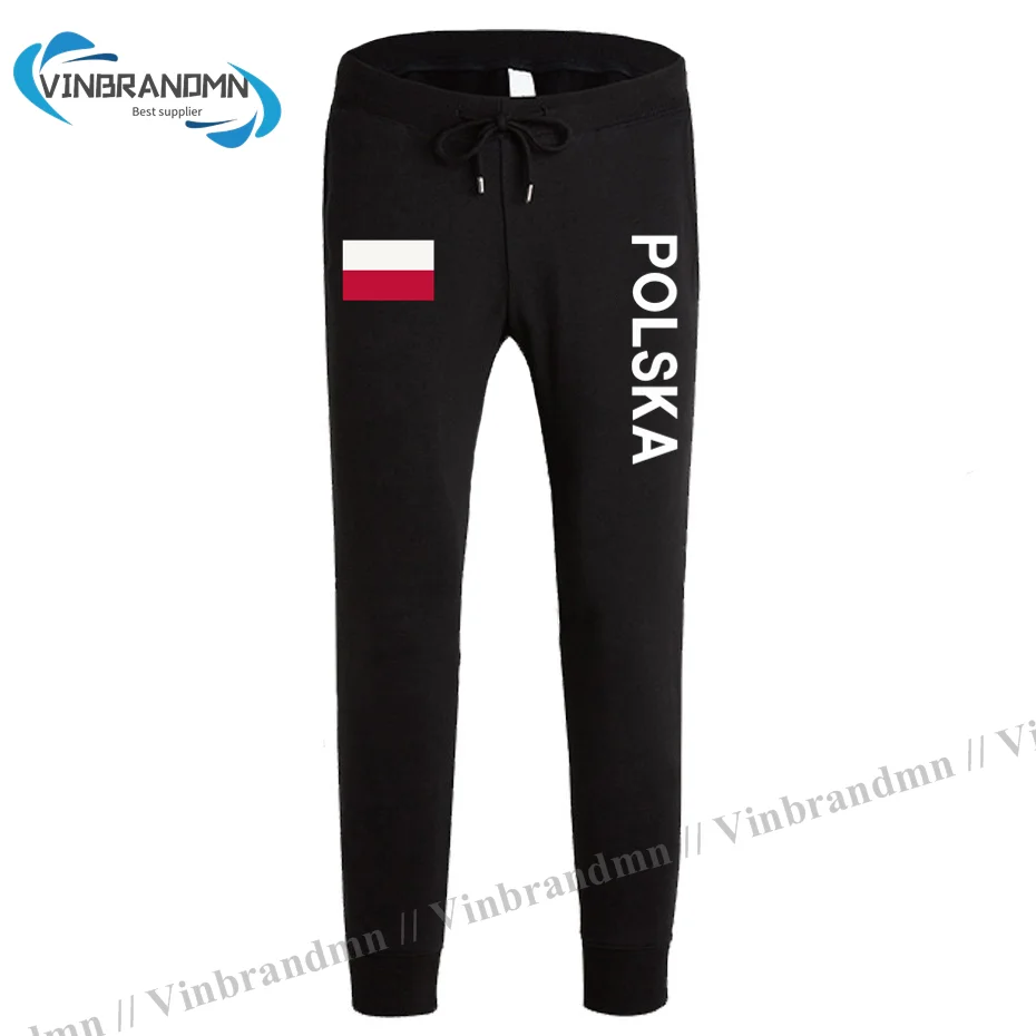 

Poland Polish Pole POLSK POL mens pants joggers jumpsuit sweatpants track sweat fitness Runner tactical casual POLAKA nation NEW