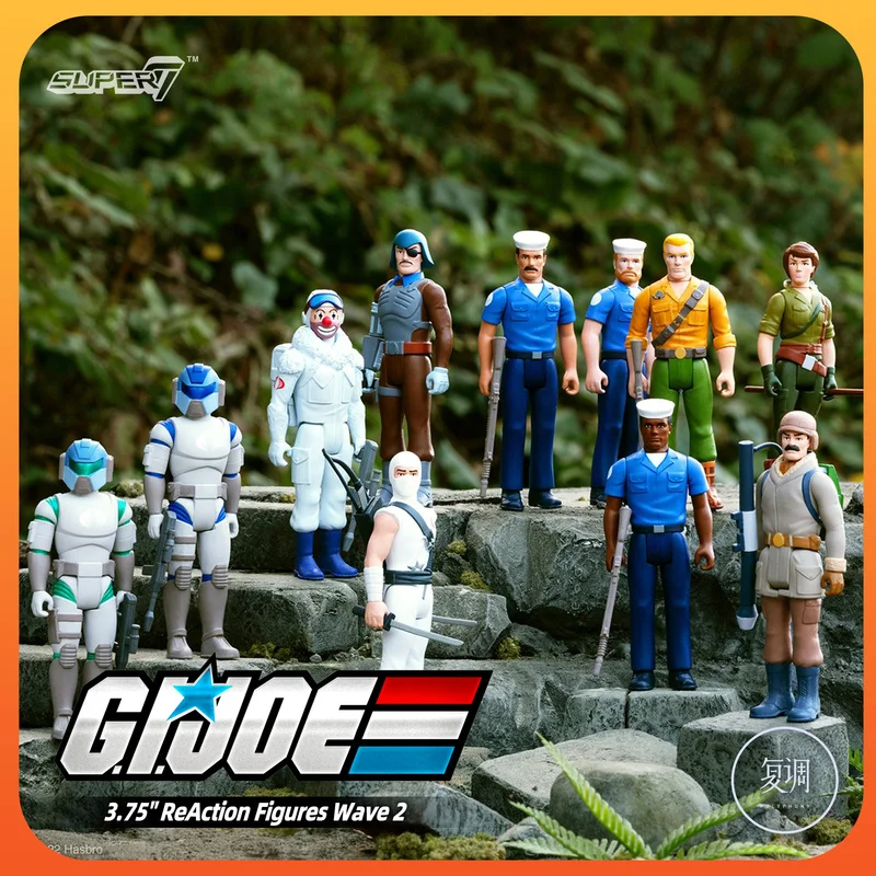 

In Stock Super7 G.I. Joe Series 2 Retro Blister Card Collectible Action Figures Collection Decoration Ornaments Model Toy Gifts