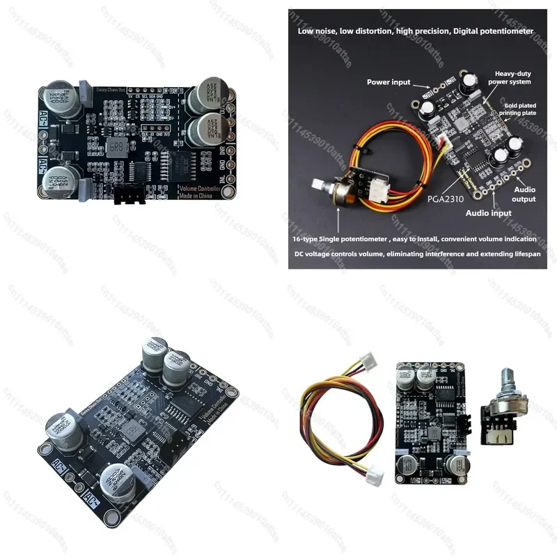 PGA2310 Linear Digital Volume Control Potentiometer Single Knob AC 6V-10V for Audio Amplifier Circuit Board Module
