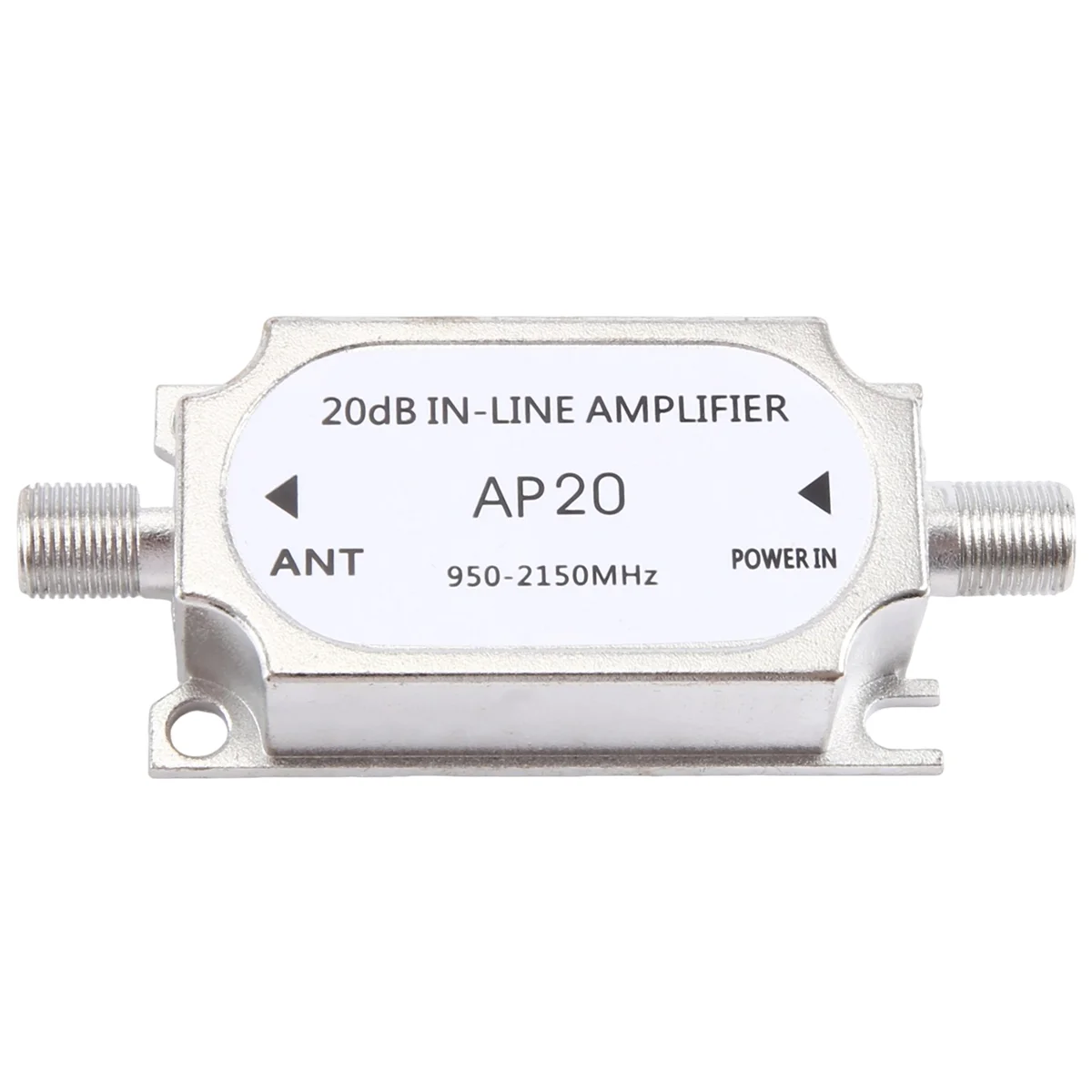 Amplificador en línea satelital AP20 de 20DB, amplificador de señal de 950-2150MHZ para resistencia del canal de ejecución del Cable de antena