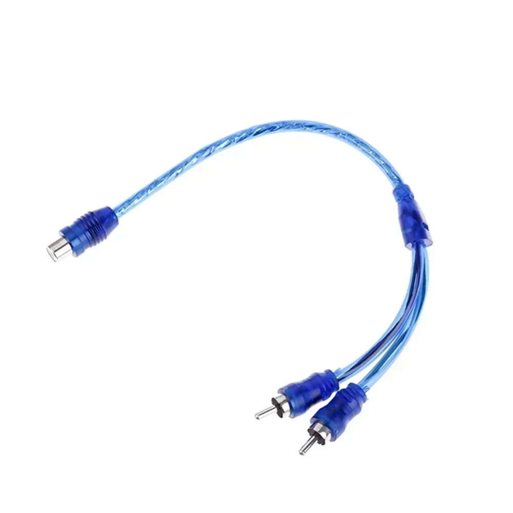 Immerse Yourself In High Quality Audio With Car Audio Cable 1 Female To 2 Male Adapter Wire Splitter Signal Connector