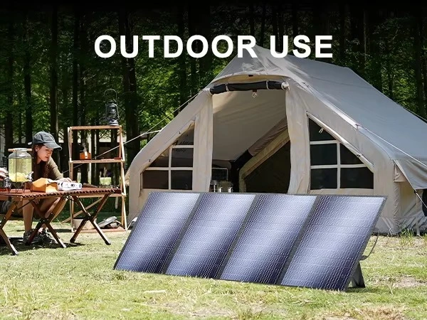 SP400 Portable 400W Foldable Solar Panel 22% Efficiency Compatible Power Station for Camping-Perfect Energy Solution