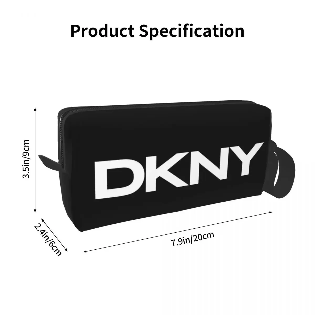 DKNYS Makeup Bags Large Capacity Cosmetic Bag Trendy Travel Pouch for Purse Storage