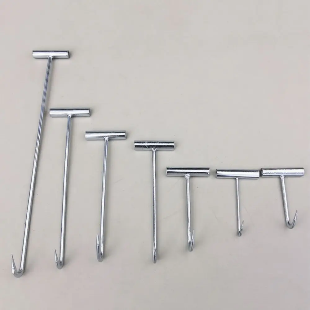 Industrial Grade Meat Hanging Tool Galvanized Metal Hook For Butcher Shop Supermarket Cold Chain Transport Equipment
