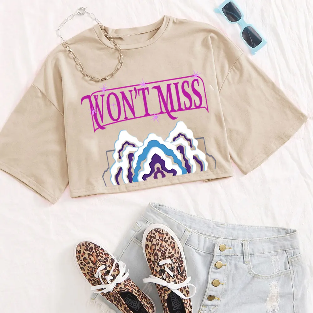 KPop Demon Hunters Mira Crop Tops T-Shirt Women Girls Fashion Demon Hunters Cosplay Shirt for Fans Gift Y2k Tops image 6