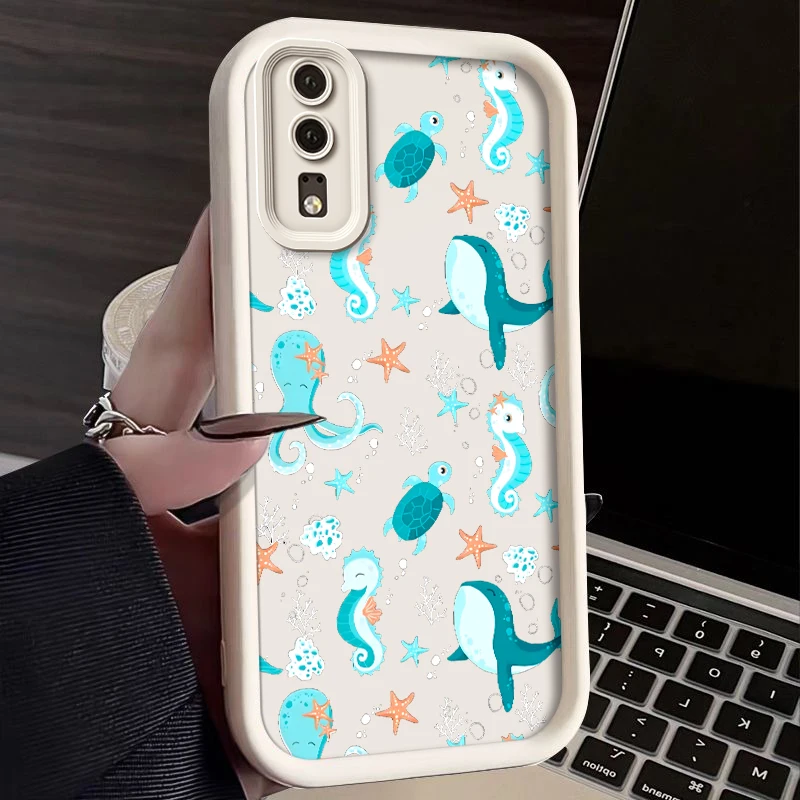 for Huawei MATE 10SE NOVA Y70S enjoy P50 PRO P30 P40 LITE P20 soft Lovely shockproof cute girl phone case Casing