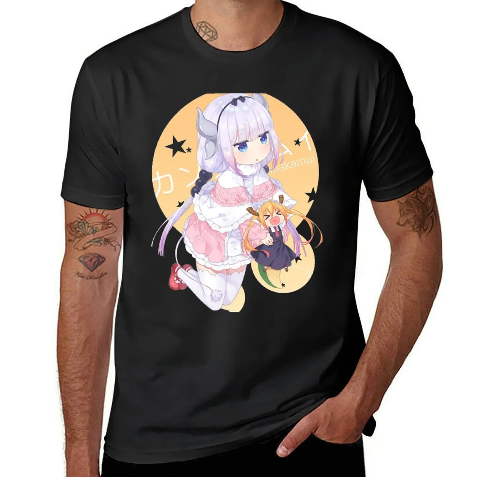 

Kanna Kamui T-Shirt Luxury man boys animal print affliction shirts customizeds t shirts for men graphic