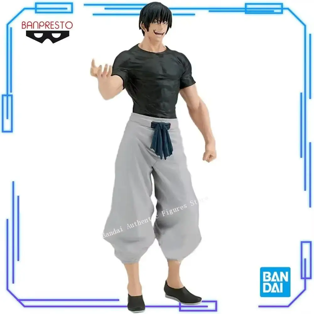 In Stock Bandai Original Genuine Banpresto Jujutsu Kaisen King of Artist The Toji Fushiguro 22cm Collections Model Figures Toy