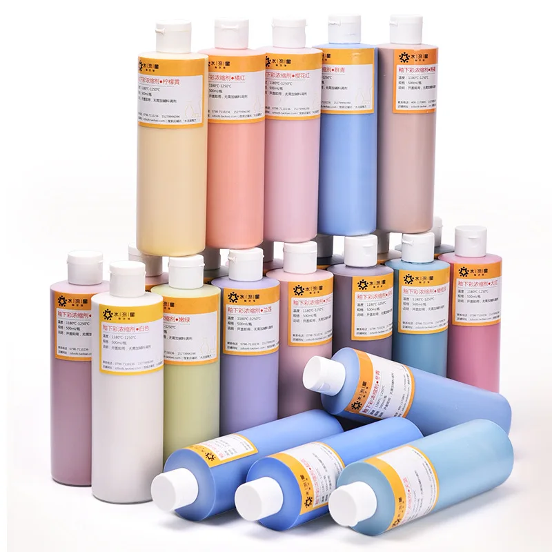 500ml Ceramic Underglaze Painting Ceramic Pigments Medium Temperature Concentrated Color Agent  Lead-free and Non-toxic